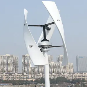 Turbina aerogeneradora Vertical para uso doméstico, 48V, 1kw, 2kw, 5kw