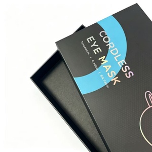 Boîte d'emballage rigide personnalisée pour masque oculaire |   Boîte cadeau personnalisée avec logo en estampage à chaud, impression UV sélective en couleur, taille et matériau sur mesure, vente en gros - Product Image 3