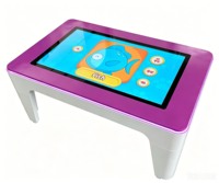 Table de jeu numérique à écran tactile de 32 pouces, table de jeu de société avec plateau amovible, adaptée aux jeux pour enfants
