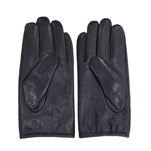 Men Winter Full Finger Leather <b>Gloves</b> Wrist Elastic Gathered Lined <b>Warm</b> Daily Wear <b>Gloves</b> - Product Image 4