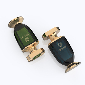 Luxury 100ml Unique Shape Perfume <b>Bottle</b> Empty Fragrance <b>Bottle</b> Perfume Glass Portable Perfume <b>Bottle</b> With Crimp Sprayer - Product Image 4