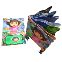 Impresión de libros gruesos y duraderos para niños, caja de cartón con sonido