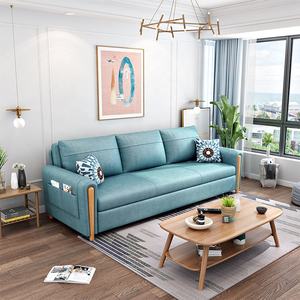 Sofá Cama Plegable Moderno Multifuncional de Doble Uso Convertible Extensible con Almacenamiento Desmontable Lavable para Comedor Dormitorio Hotel Pequeño - Product Image 4