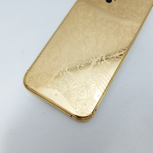 Smartphone di Lusso di Alta Gamma <span class=keywords><strong>con</strong></span> Certificato di Galvanica, Scocca in Metallo Placcato Oro e Motivo a Incisione Profonda - Product Image 4