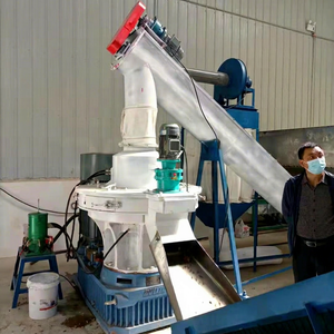 Ligne de production de granulés de biomasse de copeaux de bois durable, moteur automatique, production continue, haute capacité, moule annulaire vertical - Product Image 1