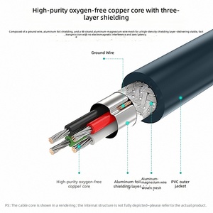 Cavo di <span class=keywords><strong>Prolunga</strong></span> USB <span class=keywords><strong>Mt</strong></span>-U1 Bicolore con Filo AM/AF 28AWG*2+26 # Cavo di <span class=keywords><strong>prolunga</strong></span> USB in rame senza ossigeno OD:<span class=keywords><strong>5</strong></span>.0 *2 - Product Image 2