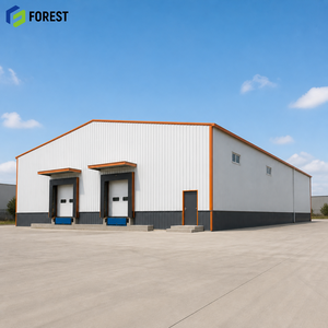 Almacén de Acero Estructural Resistente al Fuego, Gran Espacio Abierto para Almacenamiento de Equipos, Depósito, Instalación - Product Image 1