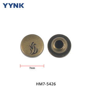 Phong cách mới chống. Brass Màu Kim Loại Nút Túi Chất Lượng Cao Biểu Tượng Tùy Chỉnh Cổ Điển Denim Đinh Tán Cho Quần Jean Quần Da - Product Image 4