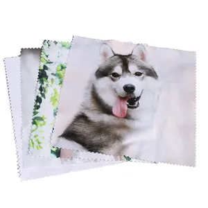 Factory Custom Printed Reusable Wash Microfiber lens cleaning cloth Glasses Cleaning Cloth With Logo