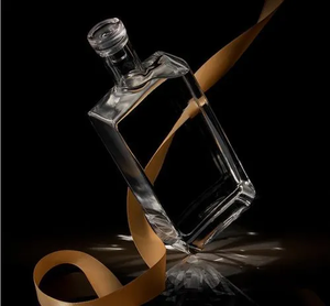 ขวดแก้ววิสกี้วิสกี้วิสกี้เหล้าขวดแก้วพร้อมฝาปิดขนาด500มล. หรูหราออกแบบได้ตามต้องการ - Product Image 2