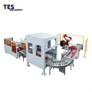 Machine automatique de pliage, d'étalonnage, de scellage et de remplissage de boîtes <span class=keywords><strong>électrique</strong></span>s, formateur et érecteur de cartons en papier, machine robotique d'emballage de plateaux et de boîtes - Product Image 1
