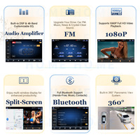 Autoradio multimédia Carplay Auto 10.26 pouces pour Maserati Quattroporte 2004-2020 Qualcomm 665 Android 13 8 cœurs GPS Navigation DSP