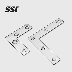 Soporte Triangular de Acero en Forma de T de un Solo Lado, Conector de Perfil de Aluminio Industrial, Superficie Pulida Estándar, Marca SSR - Product Image 1