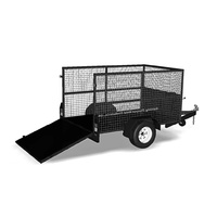 Cage pliable de remorque de cargaison de moto de mesure lourde pour des besoins de ferme et de transport