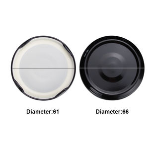 Tapas de tarro de Mason de 66mm, tapa de almacenamiento de grado alimenticio para taza de lata de <span class=keywords><strong>boca</strong></span> ancha, tarro de vidrio - Product Image 2
