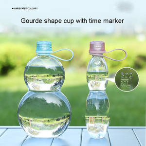 Nouveau Ins personnalisé 620ml grande capacité clair boire <span class=keywords><strong>gourde</strong></span> tasse Portable sans Bpa réutilisable en plastique sport bouteille d'eau avec corde - Product Image 4