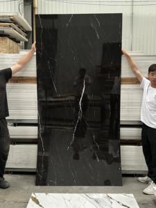 Feuille de marbre PVC UV brillant élevé pour mur intérieur - Product Image 2