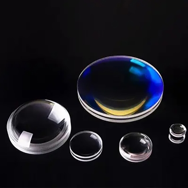 Optical Quartz SiO2 Glass Lens for Furnace Use 120x3mm