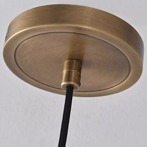 Lampu gantung kaca desain belahan bumi Modern di kamar tidur samping tempat tidur lampu gantung minimalis - Product Image 4