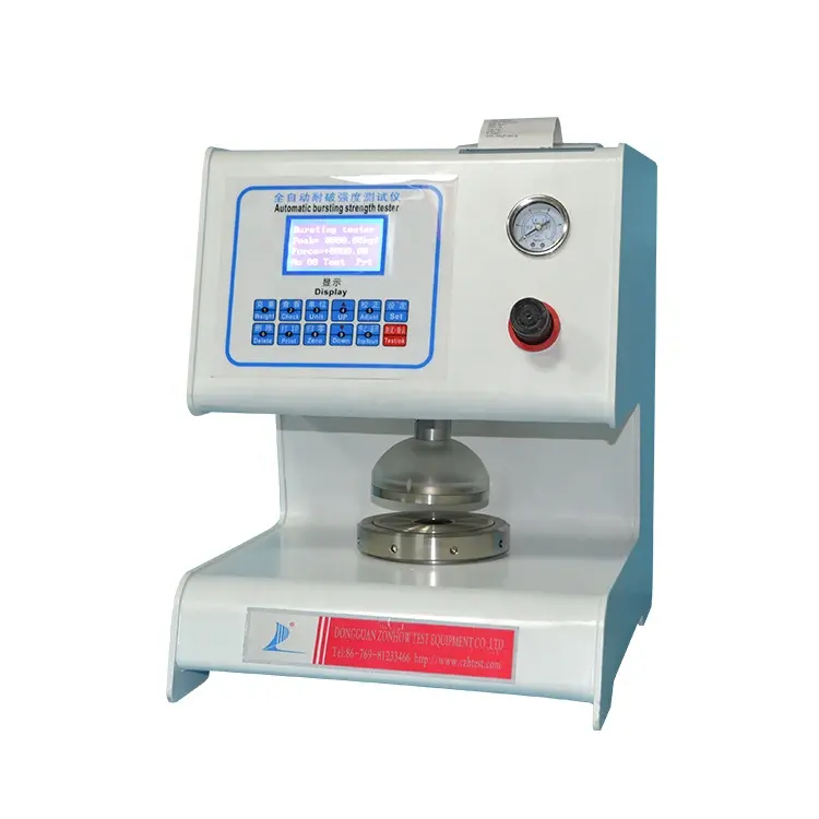 ZONHOW DZ-601D Lab Automatic Paper Bursting Strength Test Machine with good price look for oversea agetns