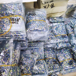 Кристалл Yantuo, оптовая продажа, пластиковая упаковка, горячая фиксация кристаллов, плоская спина, стразы, Стразы для одежды - Product Image 3