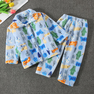 <span class=keywords><strong>Pigiama</strong></span> <span class=keywords><strong>Invernale</strong></span> per Bambini in Offerta, Set per Ragazzi e Ragazze in Pile Corallo Spesso e Caldo, Prezzo Conveniente con Stampe Cartoon per Casa - Product Image 6