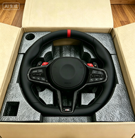 Volante Deportivo Personalizado de Fibra de Carbono para BMW M3 G80 M4 G82 M5 F90 M8 X3m X4m X5m X6m G30 G20 G05, en Cuero y Alcántara