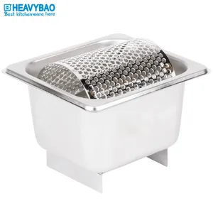 Heavybao Rol Mentega Roti, Penyebar Stainless Steel Berlubang Mesin Roda Mentega Penyebar Mentega