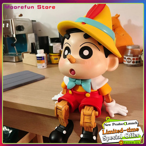 Figura de PVC de Crayon Shin-chan, Serie Pinocho, Adorno de Anime, Modelo de Acción a Escala 1:12, Regalo de Cumpleaños - Product Image 4