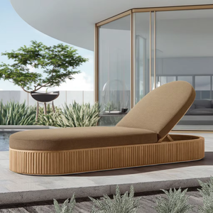 Mobili da esterno in Teak lettini e lettini con ombrellone in plastica per sedie <span class=keywords><strong>a</strong></span> sdraio da giardino <span class=keywords><strong>hotel</strong></span> e ville - Product Image 2