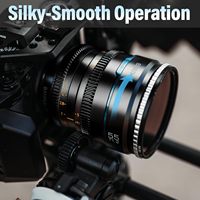 Objectif Cinéma SIRUI Night Walker T1.2, Kit d'Objectifs 24mm, 35mm, 55mm, Grande Ouverture, Mise au Point Manuelle (MS-3SEB, Monture E, Noir)