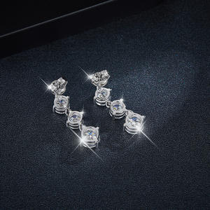 Boucles d'oreilles en argent pour femmes, bijoux de mode avec pampilles en forme de losange - Product Image 4