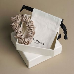Sacs personnalisés en lot, petits sacs en tissu, sacs à bijoux, sacs de rangement décoratifs en toile avec cordon de serrage, sacs anti-poussière en lot - Product Image 4