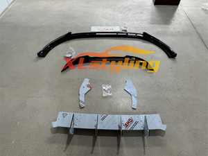 XLstyling voiture pare-chocs avant séparateur standard lèvre côté jupe <span class=keywords><strong>GTI</strong></span> diffuseur arrière extension R becquet pour <span class=keywords><strong>Golf</strong></span> MK 8 kit carrosserie - Product Image 4