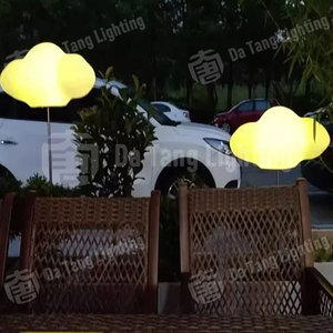 ไฟประดับตกแต่งรูปเมฆสำหรับคริสต์มาสและฮาโลวีน พร้อมไฟ LED ส่องสว่างแบบนุ่มนวล เหมาะสำหรับร้านกาแฟ ร้านบูติก และพื้นที่กลางแจ้ง - Product Image 2