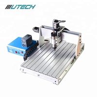 Mini Router CNC de 3/4 Ejes 3040 4060 - 800W-2200W con Husillo de Bolas para Grabado de PVC