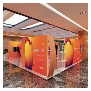 TianLang Booth Display Tradeshow Booth Aluminum Light Boxes Expo Booth Light Box Advertising Outdoor 6*3 Exhibition Stall