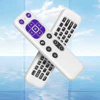 Nouvelle télécommande universelle sans fil 2.4G BT double mode à commande vocale Air Mouse pour décodeur TV et projecteur, en ABS, fournie directement par l'usine