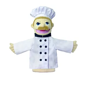 Creative Manufacture Plush Toys for Puppet Toy Cook Doctor Policeman Character Hand Puppet