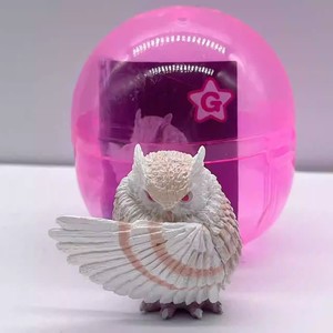 YELL Juguetes de cápsula de PVC, Huevo sorpresa, Pájaro pequeño, Búho blanqueador, Grulla de corona roja, Adorno interesante, Japón - Product Image 6