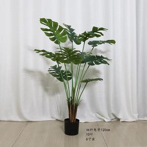 Topiary Deliciosa ชีสพลาสติก,AF7001ต้นปาล์มสังเคราะห์ใช้กลางแจ้ง Monstera Deliciosa พืชทรอปิคอลทรอปิคอลปาล์มสวิส - Product Image 1