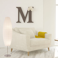 Le salon pliable s'adapte aux lampes de sol en papier de riz de décoration de pièce moderne
