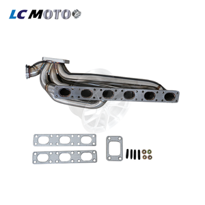 Colector de escape turbo para <span class=keywords><strong>BMW</strong></span> <span class=keywords><strong>E36</strong></span> <span class=keywords><strong>320I</strong></span> 323i 325i M3 S50 M50 M52 S50 S52 <span class=keywords><strong>1992</strong></span>-1998 T4 de acero inoxidable 304 con brida - Product Image 1