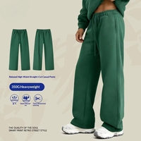 Pantalon de survêtement droit KITE pour homme, hiver, épais, style urbain chic, doublé polaire, taille haute, cordon de serrage interne, avec étiquette volante