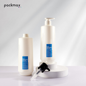 1000ml 1L Cylindrical HDPE White <b>Pump</b> Sprayer Shampoo <b>Bottle</b> for Salon-Custom Daily Chemical Container Wholesale - Product Image 5