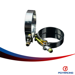 Stainless Steel 304T <b>Exhaust</b> Pipe <b>Clamp</b> 67-75mm Heavy Duty For Silicone Turbine Hoses - Product Image 5