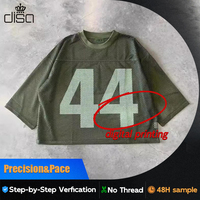 2025 OEM personnalisé fabricant homme sérigraphie sport salle de sport o-cou impression numérique hommes Football maillot maille t-shirt
