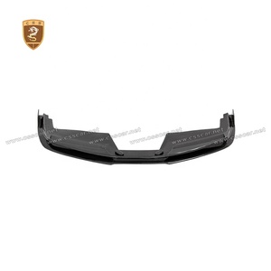 Accesorios de coche de alta calidad mejorados a estilo Vors 3K tela de fibra de carbono Real parachoques delantero de coche labio para Ferrari 488 - Product Image 6