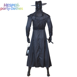 Disfraz de Doctor de la Peste Estilo Punk para Adultos HESPER, con Traje de Asesino y Pico, para Halloween y Cosplay, Incluye Chaleco, Vestido y Pantalones - Product Image 3