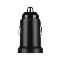 Charger Mobil Mini Grosir Pabrik 24W PD Type-C 18W QC USB Dual Port Pengisian Cepat untuk Ponsel Laptop
